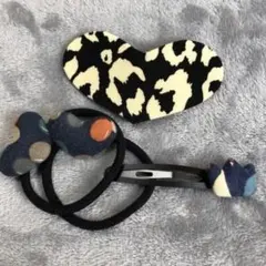 くるみボタン特売3お買い得4点セット可愛いハート型王冠型ヘアピン+パッチンピン