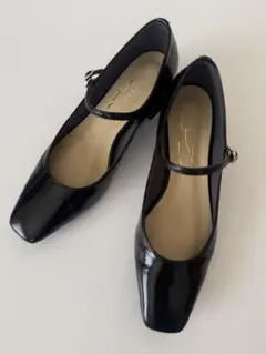 美品　LE TALON メリージェーン エナメル ブラック 22cm