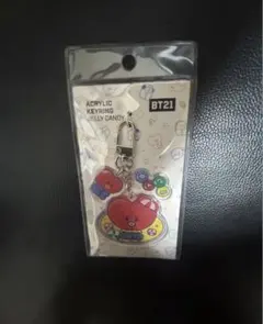 BT21 TATA アクリルキーホルダー JELLY CANDY