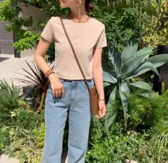 BLATE 未使用タグ付き 無地コンパクトTee