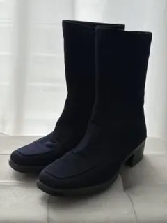 美品★送料込TOP DRY GORE-TEX ミドル丈ブーツ ネイビー 24.5のサムネイル