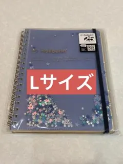 【新品】ロルバーン　グリッター　ブルー　ポケット付きメモ　Lサイズのサムネイル