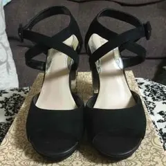 RANDAビジューヒールサンダル