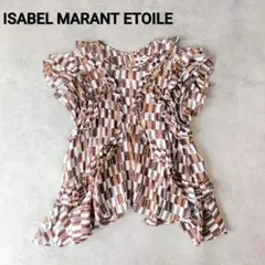 ISABEL MARANT ÉTOILE フリルノースリーブ ブラウス - メルカリ
