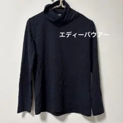 Eddie Bauer タートルネック PSサイズ ネイビー