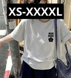 MARY QUANT Tシャツ グレー 半袖 ロゴのサムネイル