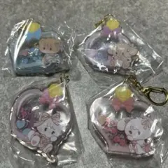 mikko ふりふりアクリルキーホルダー 4点セット