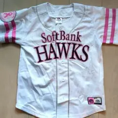 ソフトバンクホークスユニフォーム120サイズ　上林ネーム入り