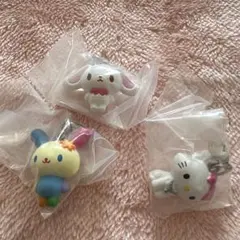 サンリオキャラクターズ めじるしアクセサリー ウサハナ チャーミーキティ白うさ