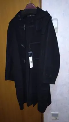+J ブラック ダッフルコート XXL