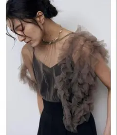 LAGUNAMOON チュールドッキングコンビネゾン