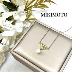 希少✨ミキモト MIKIMOTO パールネックレス ハートモチーフ