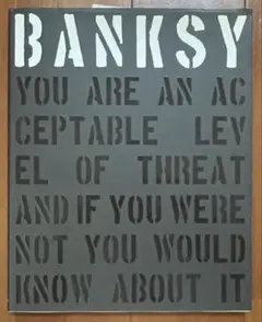 BANKSY YOU ARE AN ACCEPTABLE LEVEL OF T…