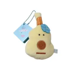 【未使用】つぶらな瞳のマリン ギター マスコット