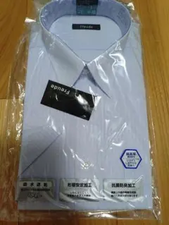 【新品未開封】ワイシャツ 半袖 41 L ストライプ