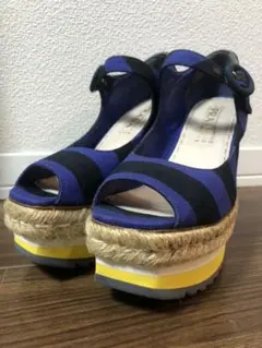 激レア プラダ プラットフォームサンダル