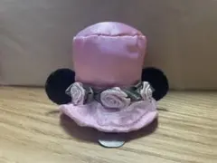 ミニーマウス　お花付きミニハッド　ヘアピン