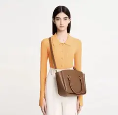 charles&keith ハンドバッグ　ショルダーバッグ　ブラウン