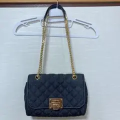 美品MICHAEL KORS マイケルコース デニム ゴールド金具 キルティング