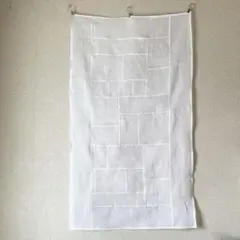 ポジャギ　93×54 ホワイトリネン　No.234