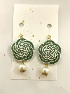 1405  白×青磁×白キラ　カメリア