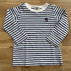 DOUBLE.B ボーダー長袖Tシャツ 90