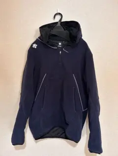 DESCENTE フード付きジャケット S ネイビー