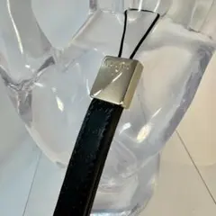 GUCCI グッチ レザーストラップ キーホルダー チャーム GG柄