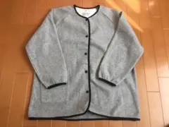 ビ*ー様 状態良好【無印良品】なめらかフリース ロングカーディガン