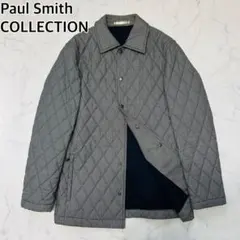 【美品】ポールスミスコレクション キルティングジャケット 千鳥格子 ウール混 M