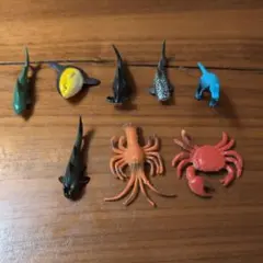 海洋生物と恐竜のフィギュアセット
