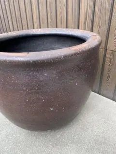 常滑焼の楕円形大型水鉢（睡蓮鉢やメダカ鉢に最適） 常滑焼の楕円形大型水鉢（睡蓮鉢やメダカ鉢に最適） - メルカリ