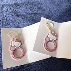 サンリオ　ハローキティ　ラバーキーホルダー