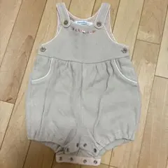 familiar ベージュ サロペット