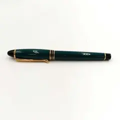 美品】アウロラ AURORA 万年筆 グリーン×ゴールド 字幅EF T25 - メルカリ