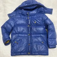 poloラルフローレン ダウンジャンパー　ブルー　サイズ6