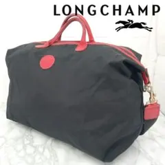 LONGCHAMP ロンシャン ボストンバッグ ナイロン レザー 2WAY旅行
