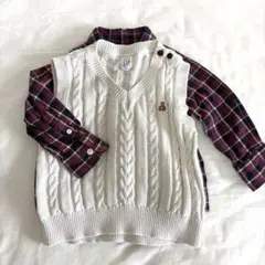 GAP ベビーベスト　ラルフローレン　シャツ 80 12-18