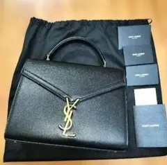 最終値下げSAINT LAURENT カサンドラトップハンドルミディアムブラック