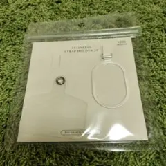 スリーコインズ　ステンレスストラップホルダー スマホストラップ　スリコ