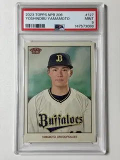 山本由伸　PSA10 美品　TOPPS CHROME 2021 初年度 PSA10 2025 Topps Chrome Update Sapphire 山本由伸 直筆サイン /99