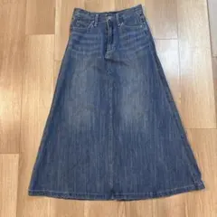 URBAN RESEARCH DOORS デニムフレアロングスカート　サイズ36