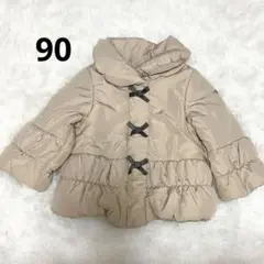 Bebe リボン中綿コート