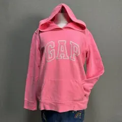 美品 大きめ GAP ギャップ パーカー y2k 平成ギャル グランジ ピンク