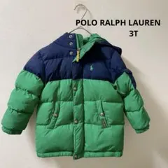 POLO RALPHLAUREN＊ポロラルフローレングリーンダウンジャケット3T