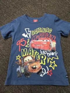 used BABYDOLL カーズ　 Tシャツ 120cm ネイビーブルー