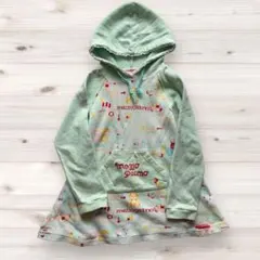 メゾピアノ フード付きワンピース 110cm