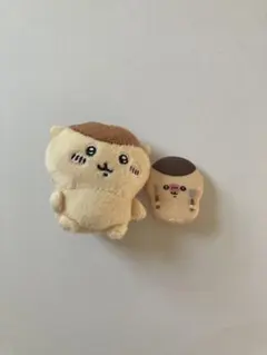 ちいかわ　お座りぬいぐるみ　はさむんです　くりまんじゅう　2点セット