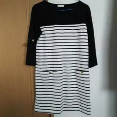 ロペピクニック ボーダー チュニック ワンピ