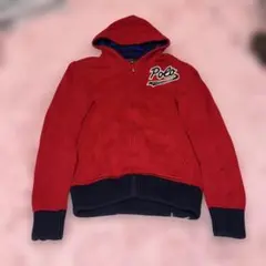 POLO RALPH LAUREN ニットパーカー フルジップ 短丈 y2k